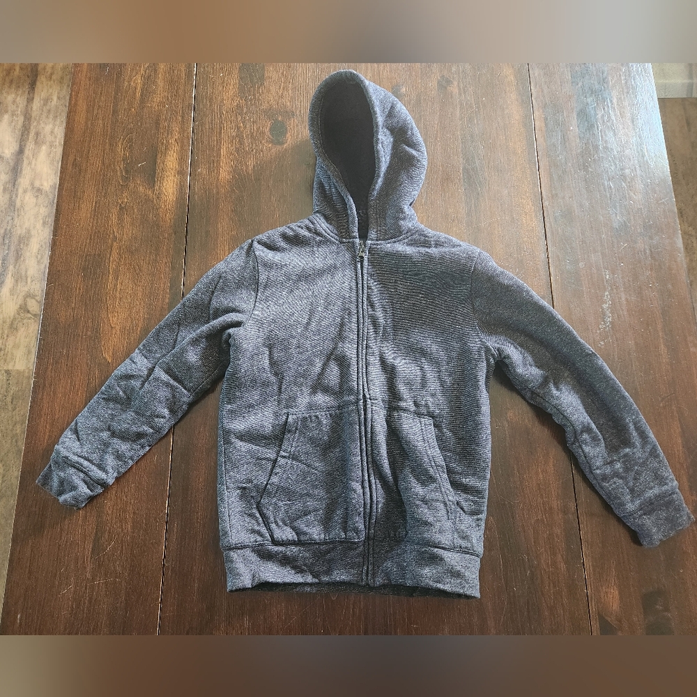Place Charcoal Hoodie Jacket for Kids